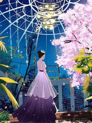问道九霄神女跟望月白时装